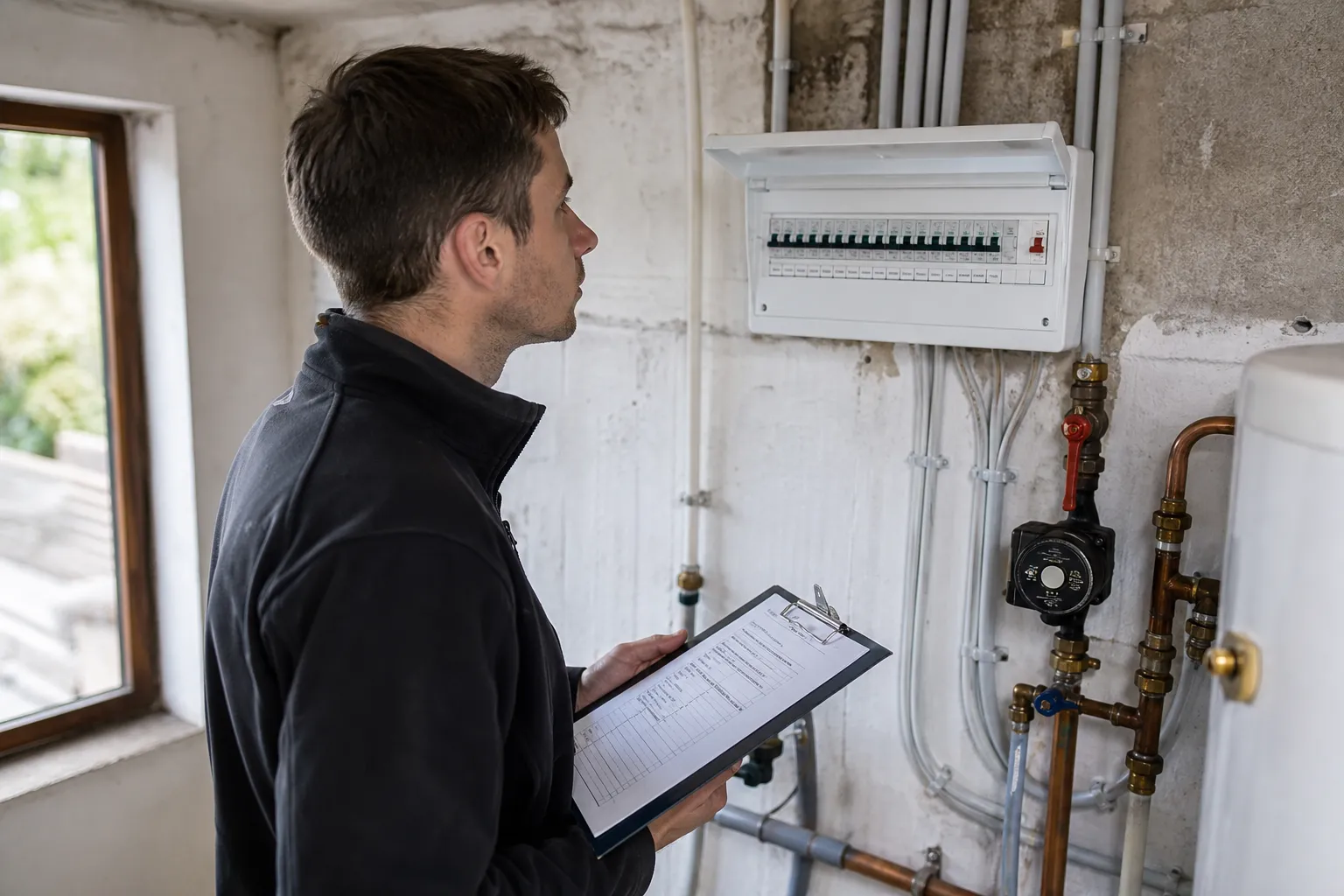 Contrôle des réseaux électriques et de plomberie avant achat dans le Val-d'Oise