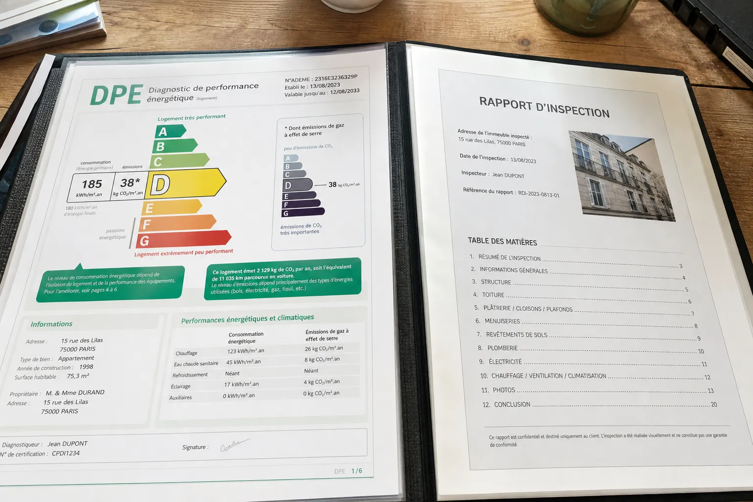 Diagnostics réglementaires et rapport d'expertise dans le Val-d'Oise