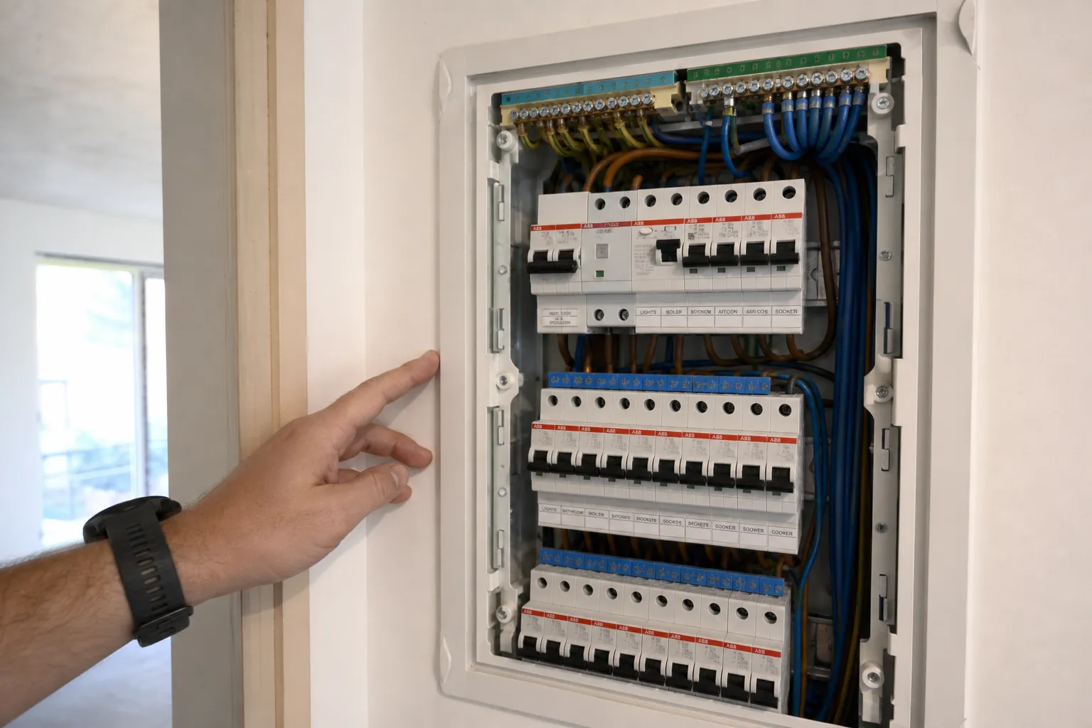 Contrôle de l'électricité et des équipements d'une maison CCMI dans le Val-d'Oise 95