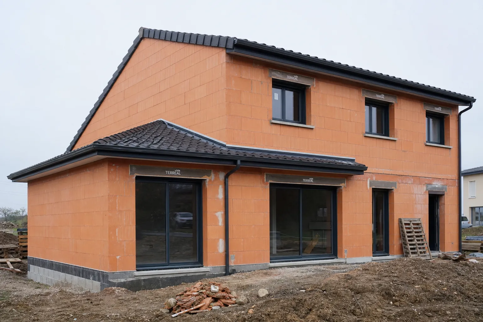 Maison au stade hors d'eau hors d'air dans le Val-d'Oise