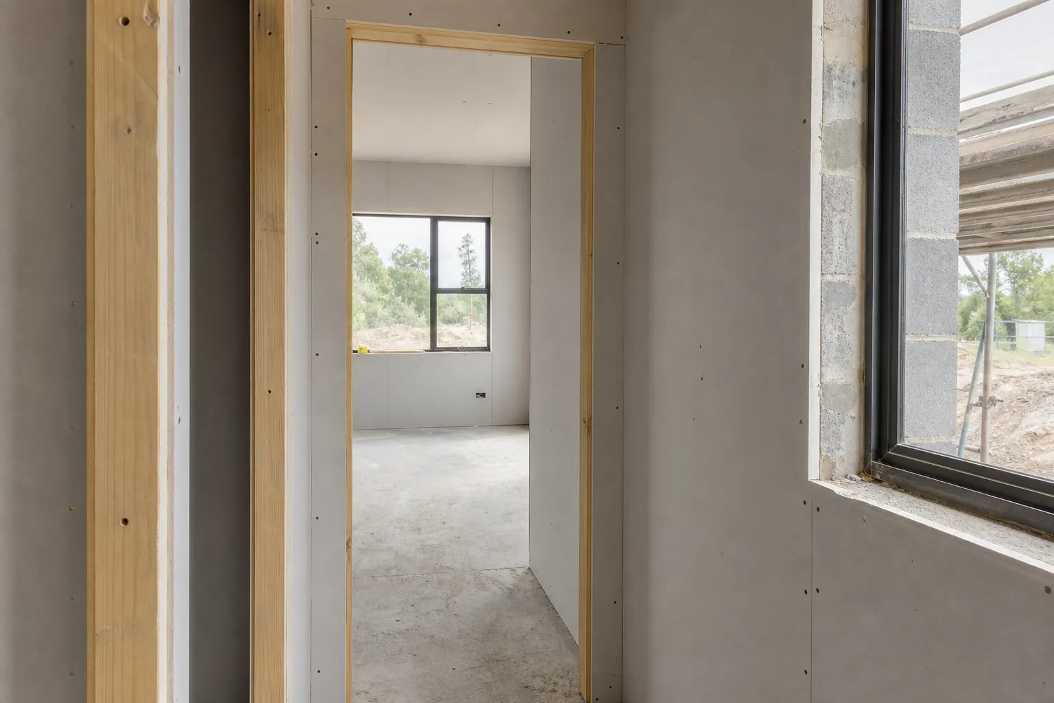 Vérification des portes et menuiseries d'une maison CCMI dans le Val-d'Oise 95