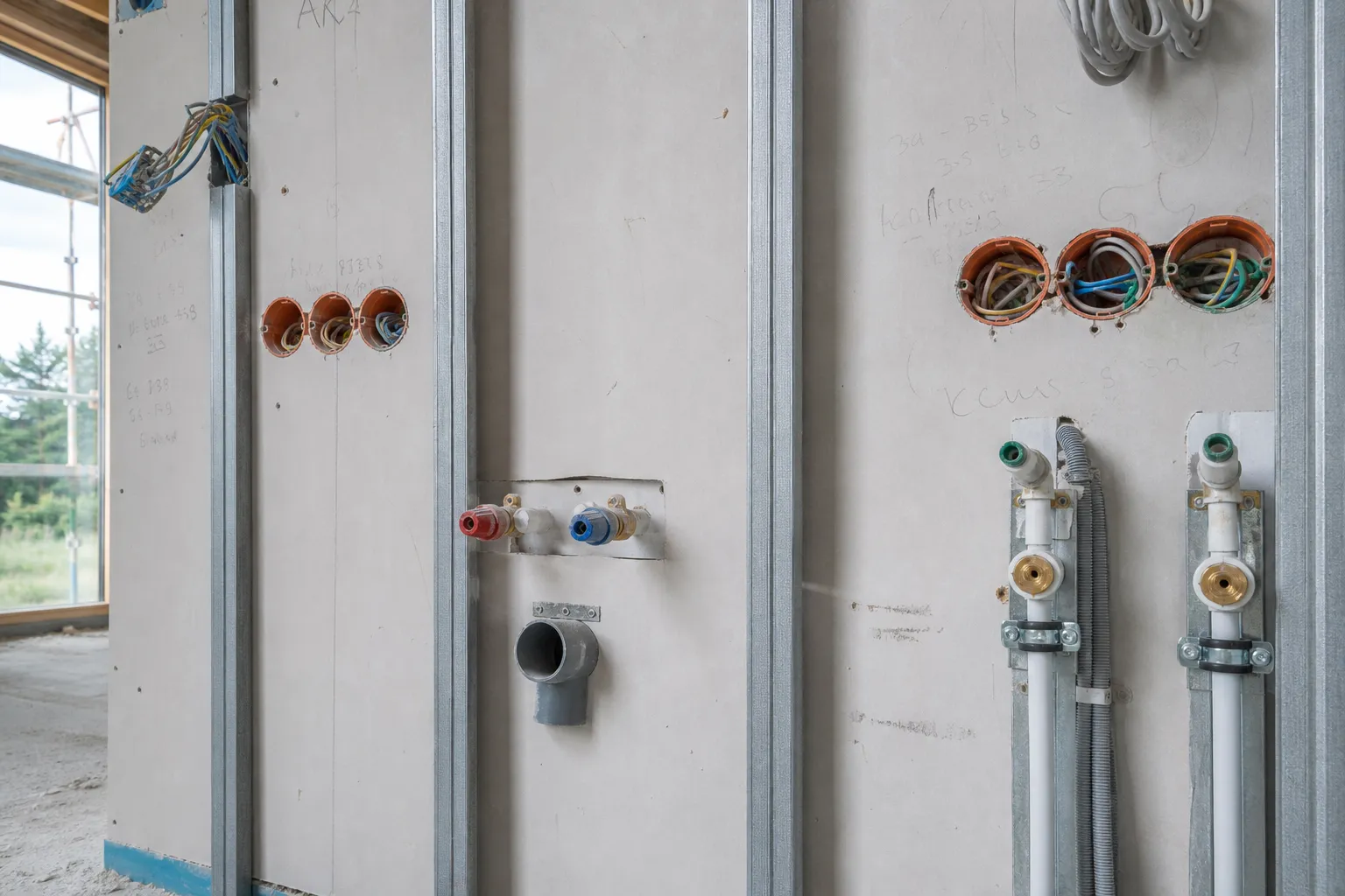 Contrôle des prises et arrivées d'eau d'une maison CCMI dans le Val-d'Oise 95