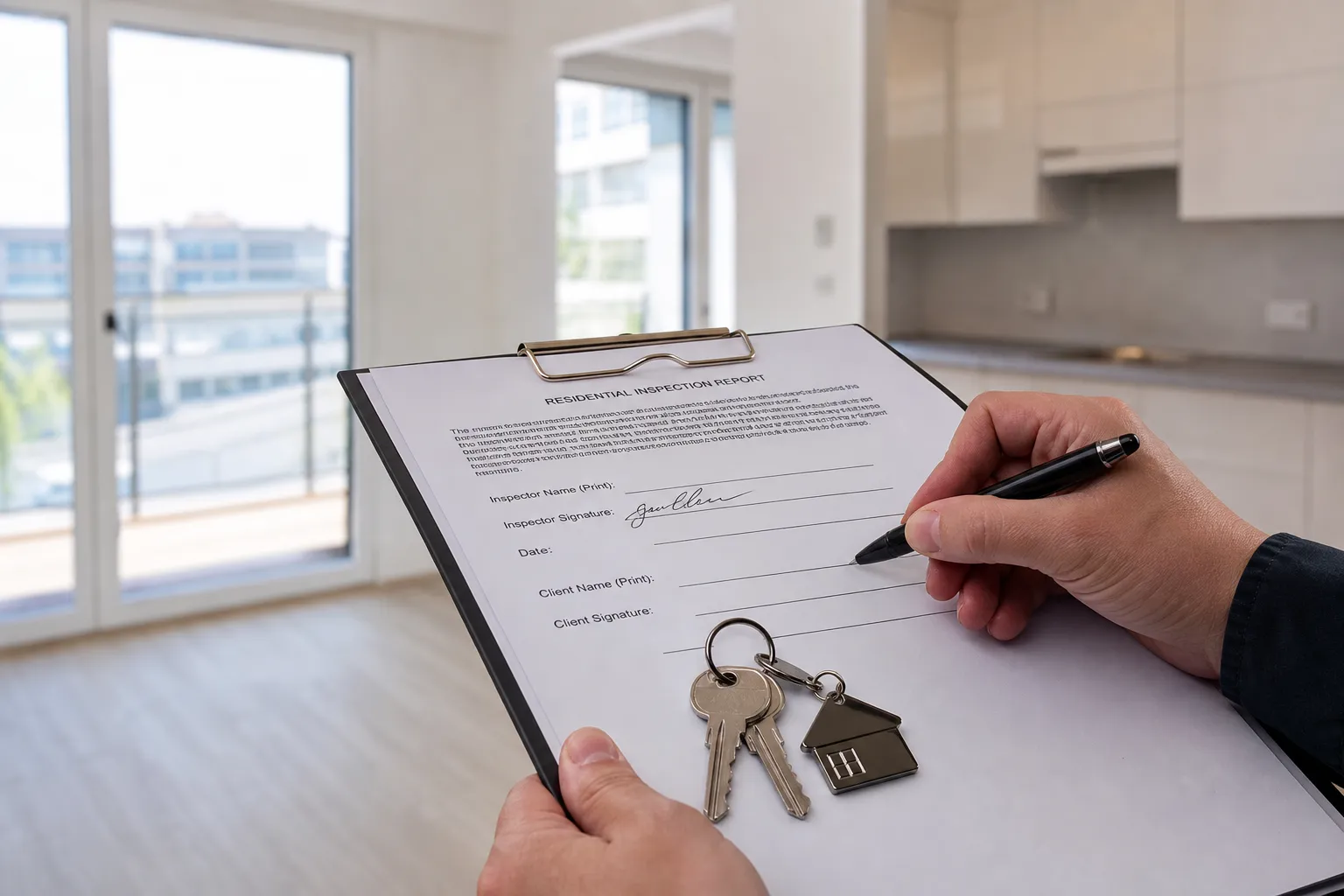 Proces-verbal de pre-livraison VEFA et cles du logement dans le Val-d'Oise