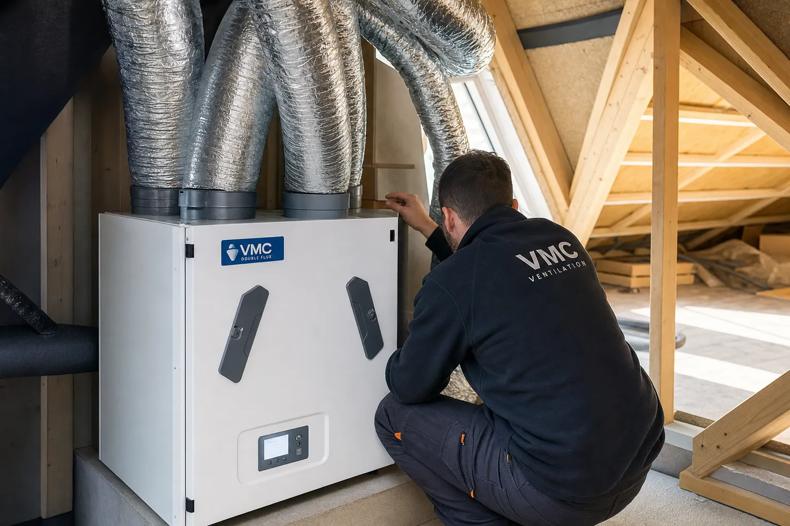 Contrôle d'une VMC contre la condensation dans le Val-d'Oise